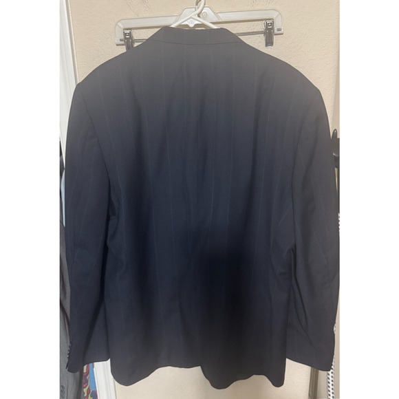 Vintage Nino Cerruti Navy Blazer Union Made USA suit jacket Mens 44R sport coat - Picture 7 of 7